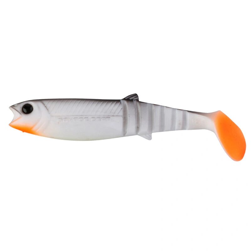 Savage gear LB Cannibal 8cm 5gr Silikon Yem - White And Black