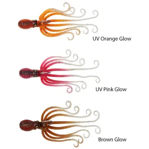 Savage Gear Octopus 70gr 15cm Silikon Yem - UV Pink Glow