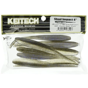 Keitech Shad Impact 5cm 1gr Silikon Yem - #420 Pro Blue / Red Pearl