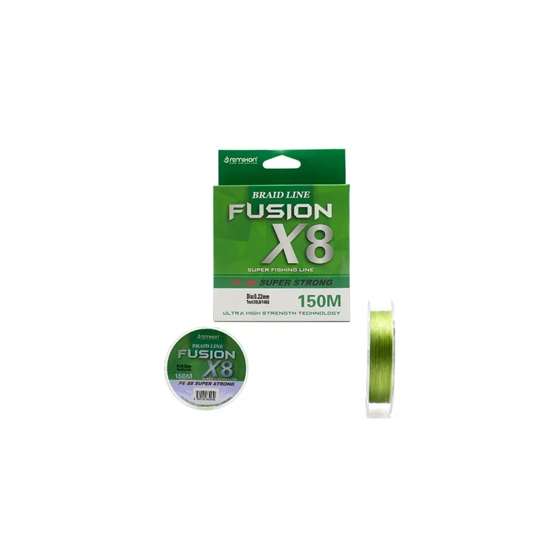 Remixon Fusion X8 150m Green İp Misina - 0,06