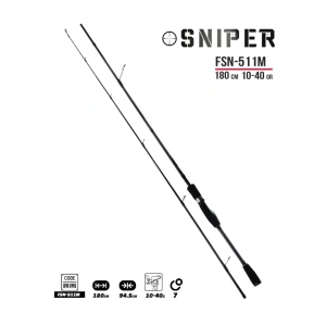 Fujin Sniper FSN-511M 180cm 10-40gr Spin Olta Kamışı