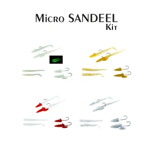 Fujin Micro Sandeel Kit Silikon Balık - 04 Gold