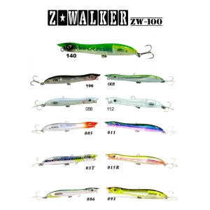 Fujin Z-Walker 10cm 11gr Su Üstü (Top Water) Maket Balık - 112 Crystalline