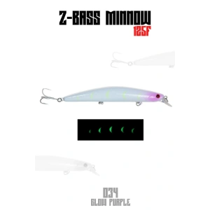Fujin Z-Bass Minnow 125F 12.5cm 21gr Maket Balık - 182 Double Pink Chart