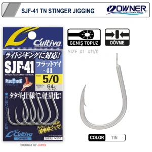 Owner Cultiva SJF-41TN 11699 Stinger Jigging (Çoklu Paket) Jig İğnesi - 2/0