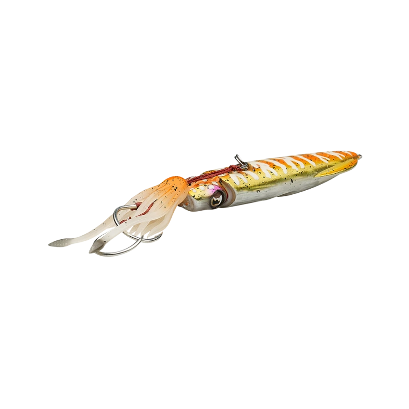 Savage Gear Swimsquid Inchiku 9cm 120gr Jig Yem - Orange Gold Glow