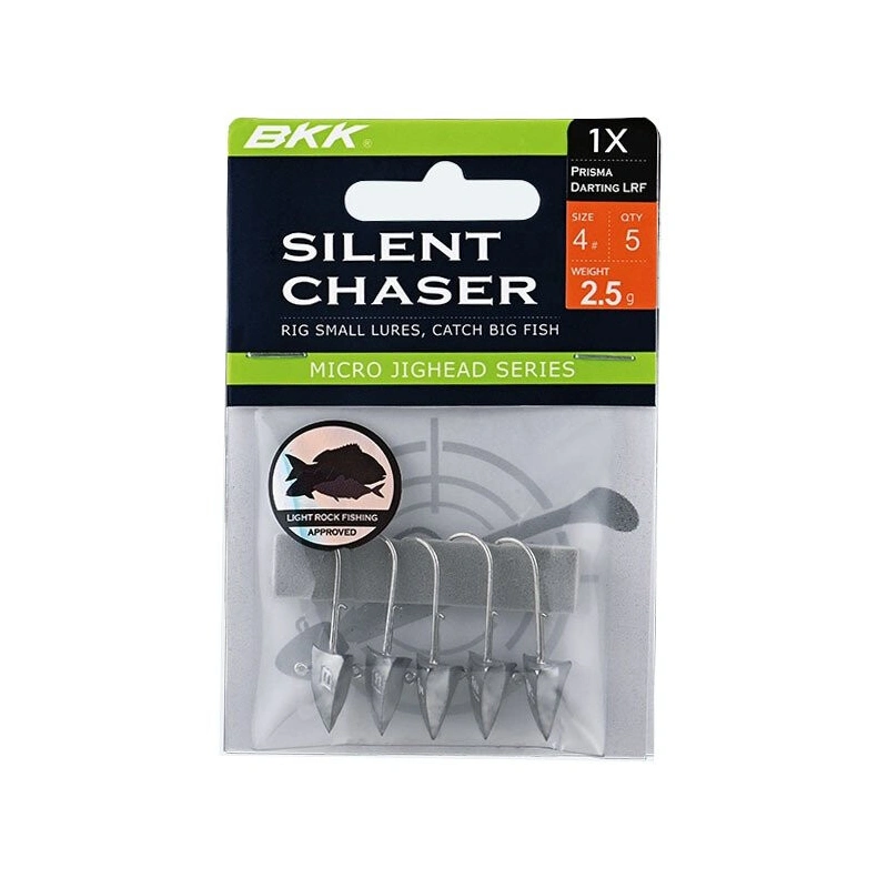 BKK Silent Chaser-Prisma Darting LRF Jighead - 2 no 5 gr