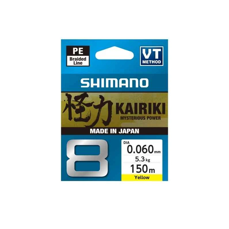Shimano Kairiki 8 150m Yellow 0.060mm/5.3kg İp Misina