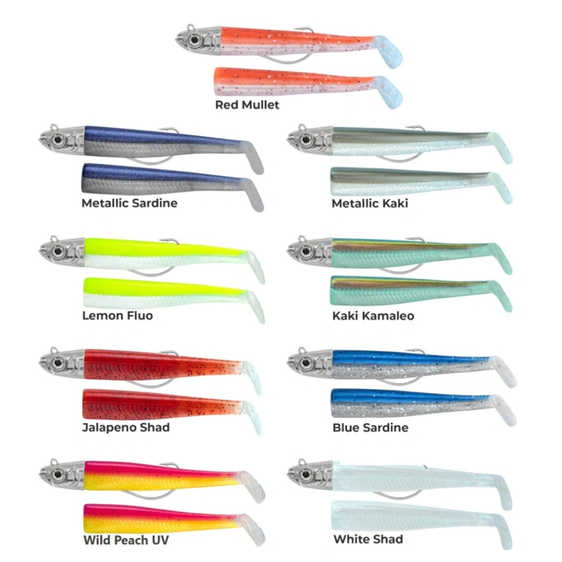 GT-Bio Combo + Body Roller Shad 125 - 36gr 12.5cm Silikon Yem - Wild Peach UV