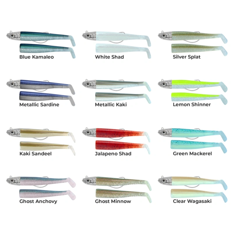 GT-Bio Combo + Body Roller Shad 125 - 16gr 12.5cm Silikon Yem - White Shad