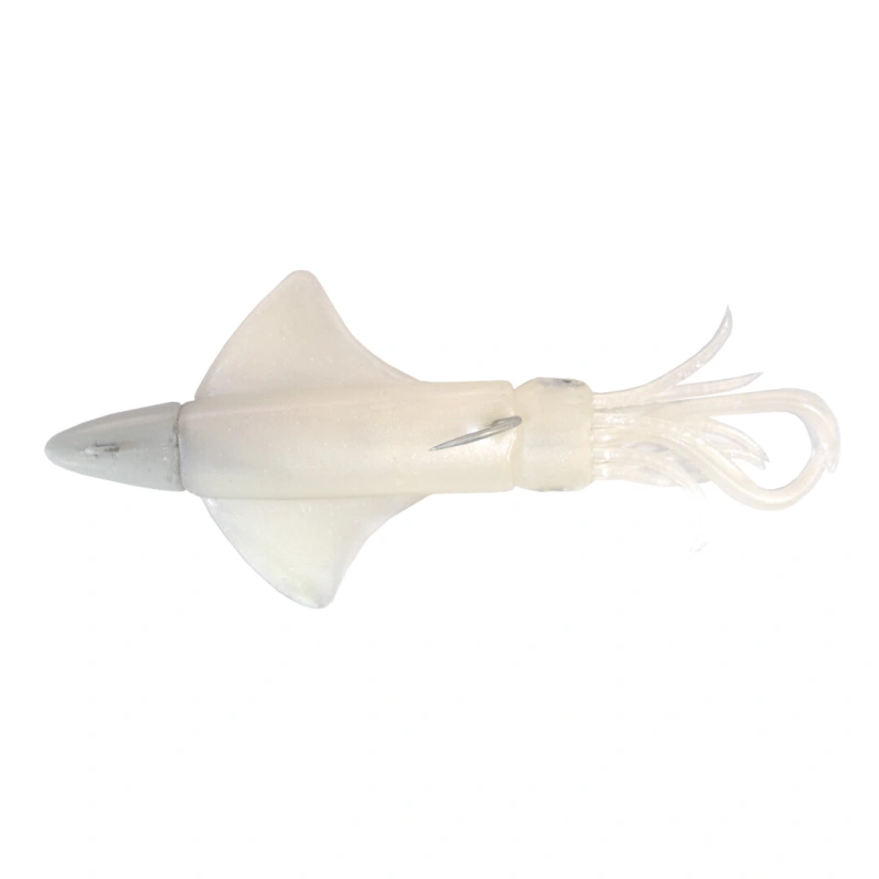 GT-Bio Combo Kalamy Squid 175 - 90gr 17.5cm Silikon Yem - White Glow UV