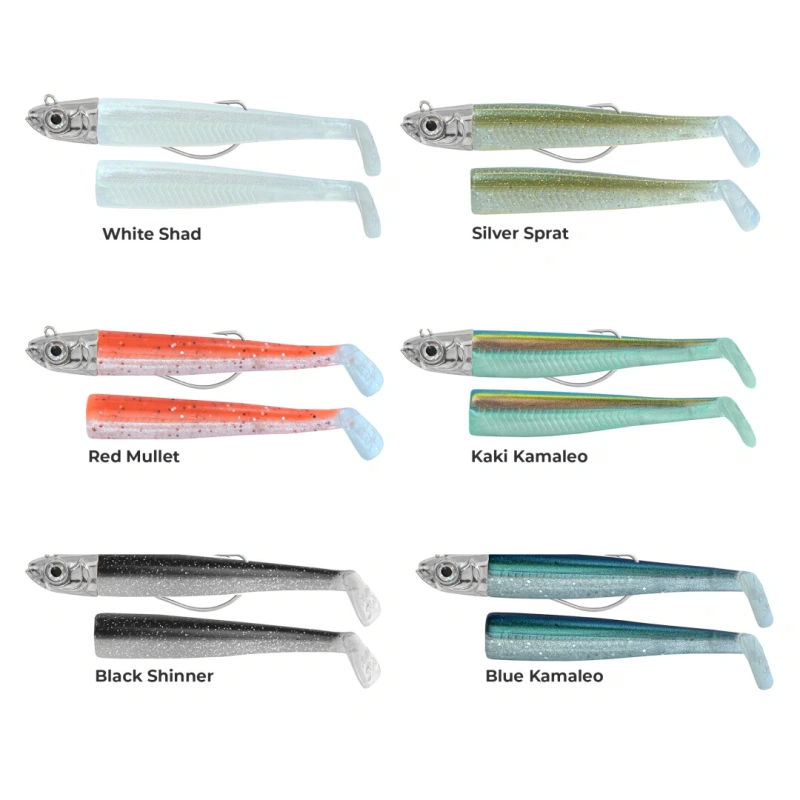 GT-Bio Combo + Body Roller Shad 85 - 4gr 8.5cm Silikon Yem - Silver Sprat