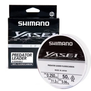 Shimano Yasei Predator 50m 0.35mm 8.08kg Grey Fluorocarbon Misina