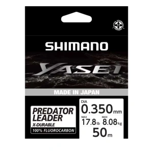 Shimano Yasei Predator 50m 0.35mm 8.08kg Grey Fluorocarbon Misina