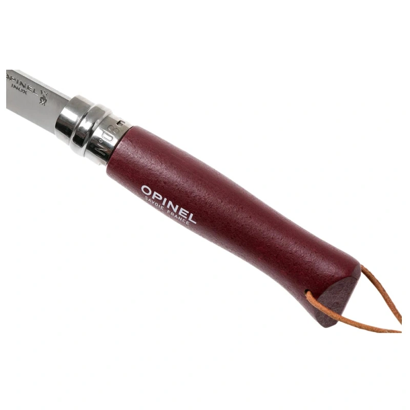 Opinel Inox Trekking No:8 Bordo Paslanmaz Çelik Çakı