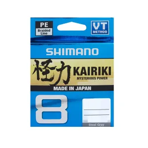 Shimano Kairiki 8 150m Steel Gray İp Misina - 0.19