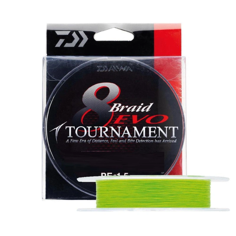 Daiwa Tournament 8B Evo 135m Chartreuse Açık Yeşil  İp Misina - 0.10
