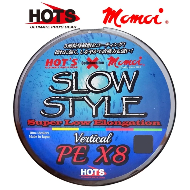 Hots&Momoi Slow Style 8X PE 1.2 0.18mm 300m İp Misina