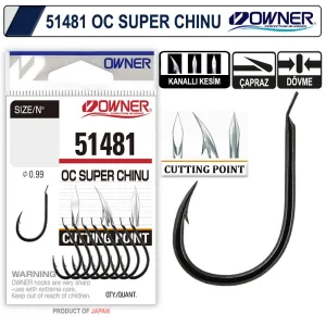 Owner 51481 Cut Super Chinu Black Chrome İğne - 5
