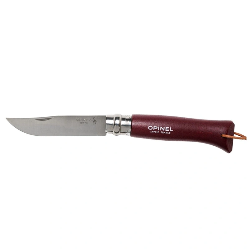 Opinel Inox Trekking No:8 Bordo Paslanmaz Çelik Çakı