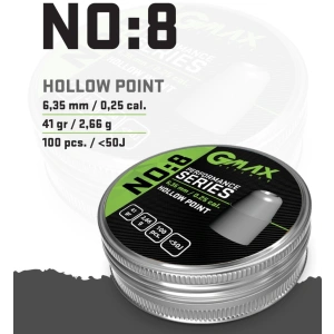 GMAX 6,35 mm Hollow Point PCP Saçma 41 Gr. No : 8