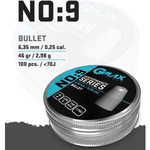 GMAX 6,35 mm Bullet PCP Saçma 46 Gr. No : 9