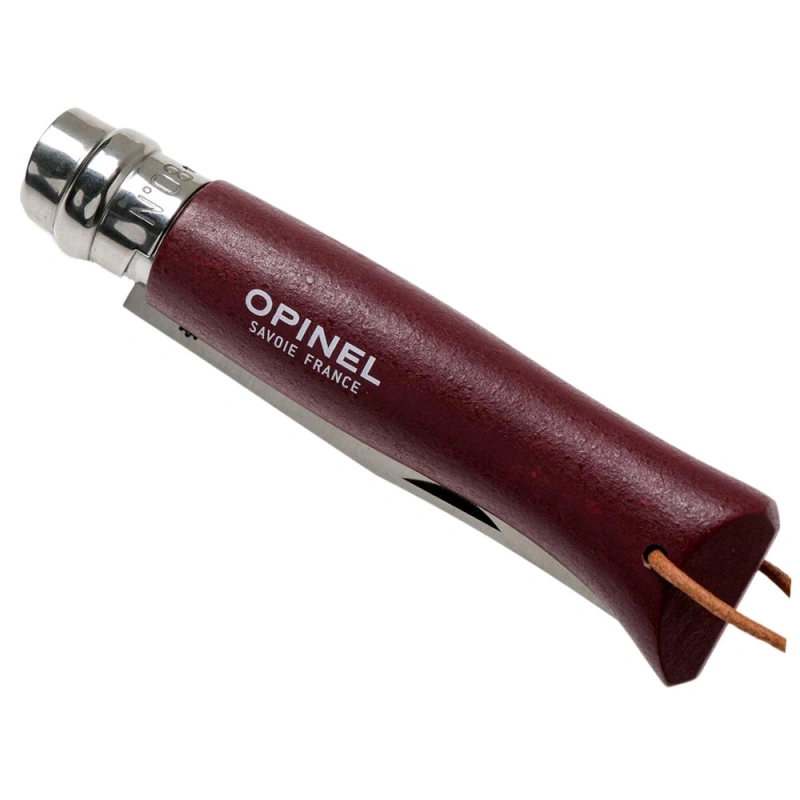 Opinel Inox Trekking No:8 Bordo Paslanmaz Çelik Çakı