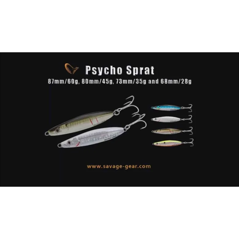 Savage Gear Psycho Sprat 35gr Jig Yemi - Pink Glow Zebra