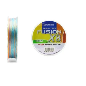 Remixon Fusion 150M X8 Multi Color İp Misina - 0.22