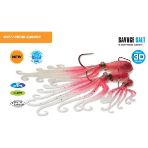 Savage Gear Octopus 300gr 22cm Silikon Yem - UV Orange Glow