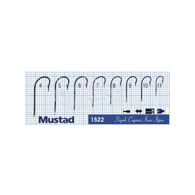 Mustad 1522 (100'lü Paket) İğne - 4