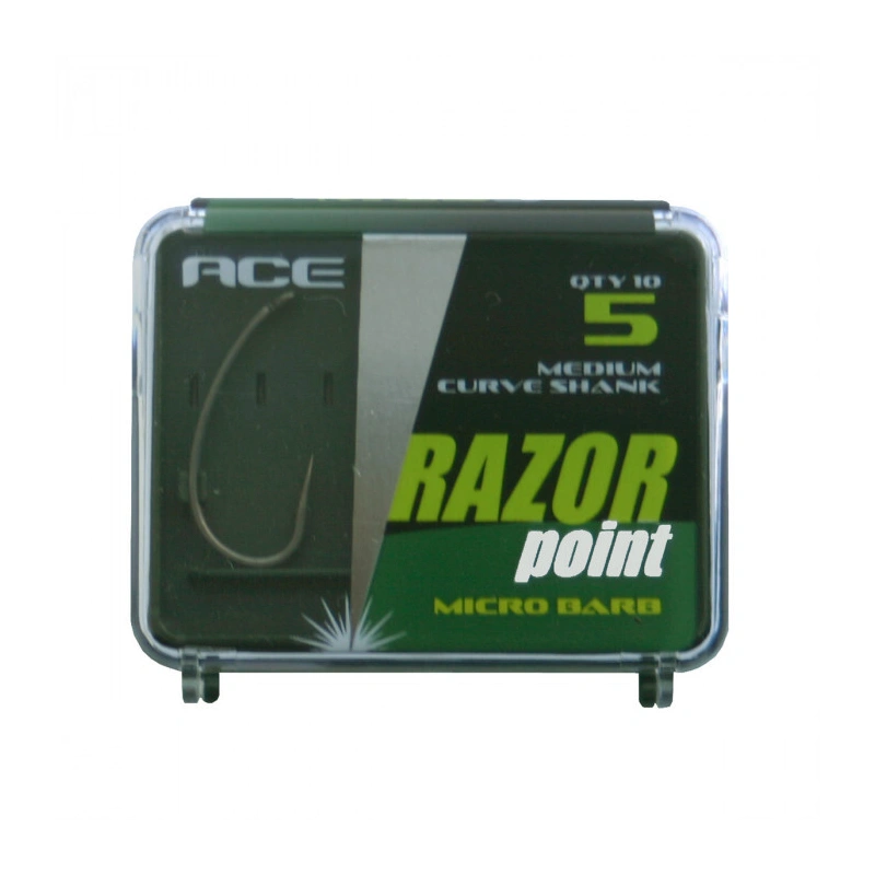 Ace Razor Point Hook Medium Curve Shank (10 Adet) İğne - 5