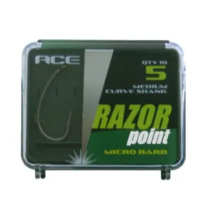 Ace Razor Point Hook Medium Curve Shank (10 Adet) İğne - 5