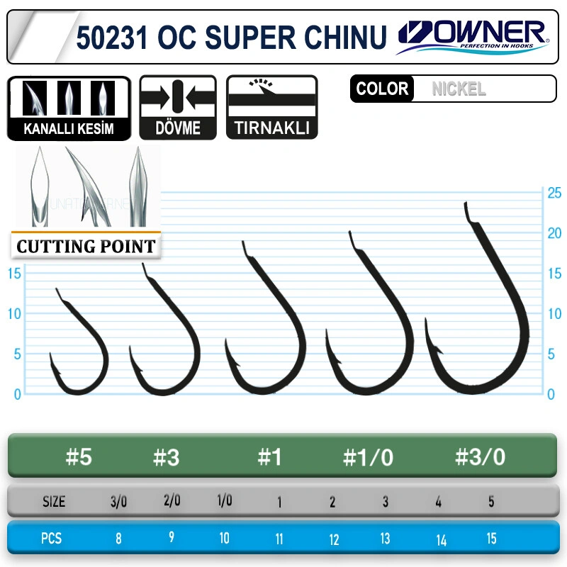 Owner 50231 Cut Super Chinu Olta İğnesi - 2