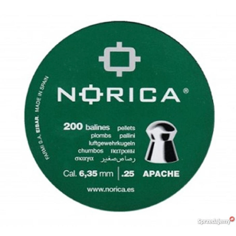 Norica Apache 6,35 Cal 200 Adet Havalı Tüfek Tabanca Saçması