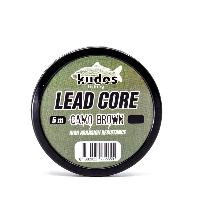 Kudos Lead Core Camo Brown 5 Metre 35Lb Sazan Köstek İpi