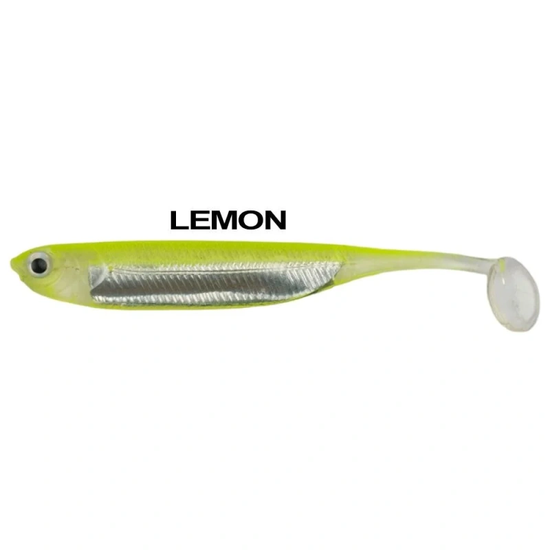 Ryuji Real Fish 8cm (5'li Paket) Silikon Yem - Lemon