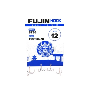 Fujin ST36 Üçlü Nickel (6 Adet) Maket Balık İğnesi - 16