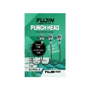 Fujin Punch Head 1/0 (3'lü Paket) Jig Head