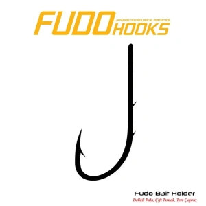 Fudo 8001 Bait Holder Black Nikel Tekli Olta İğnesi