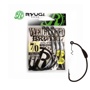 Ryugi HWB043 Weighted Pierce No:7/0  (3 Adet) Black Nickel İğne