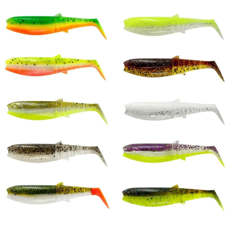 Savage Gear Cannibal Shad 10cm 9gr Silikon Yem - Chartreuse Pumpkin