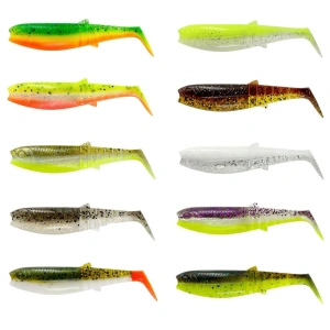 Savage Gear Cannibal Shad 10cm 9gr Silikon Yem - Chartreuse Pumpkin