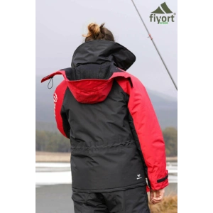 Fiyort Marine Thermo Suite Kırmızı Askılı Tulum Mont Takım - 2XL