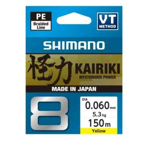 Shimano Kairiki 8 150m Yellow 0.060mm/5.3kg İp Misina