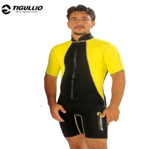Tigullio 3mm Kenora Shorty Bay Sarı Dalış Elbisesi - L