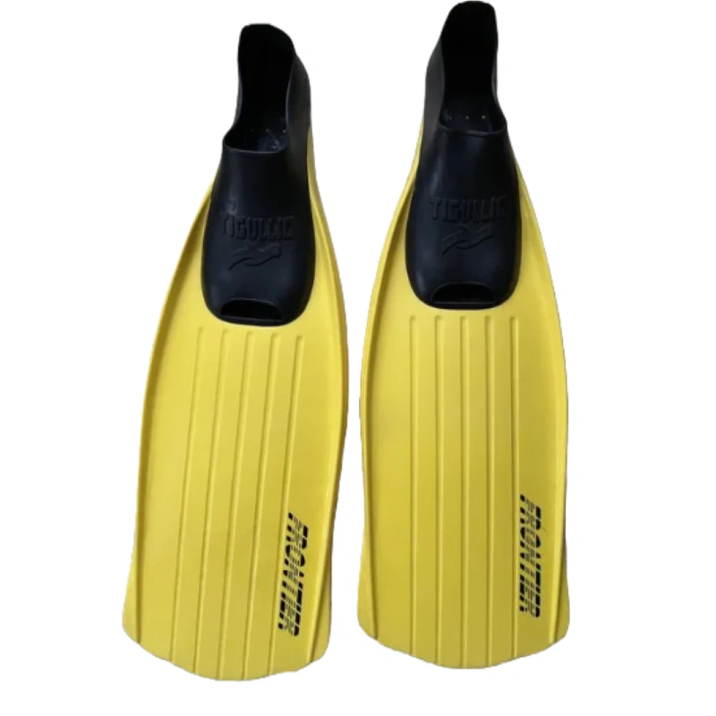 Tigullio Dive Pinne Frontier Giallo Yellow Size:39-40 Kapalı Dalış Paleti - Defolu
