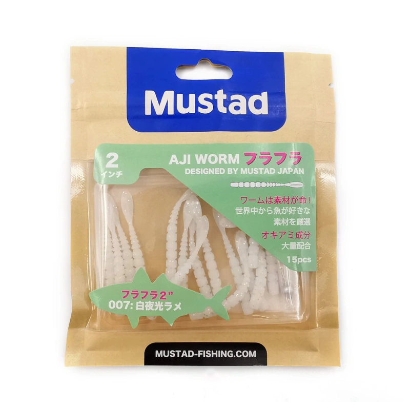 Mustad Aji Worm Fla-Fla 5cm Silikon Yem - 006