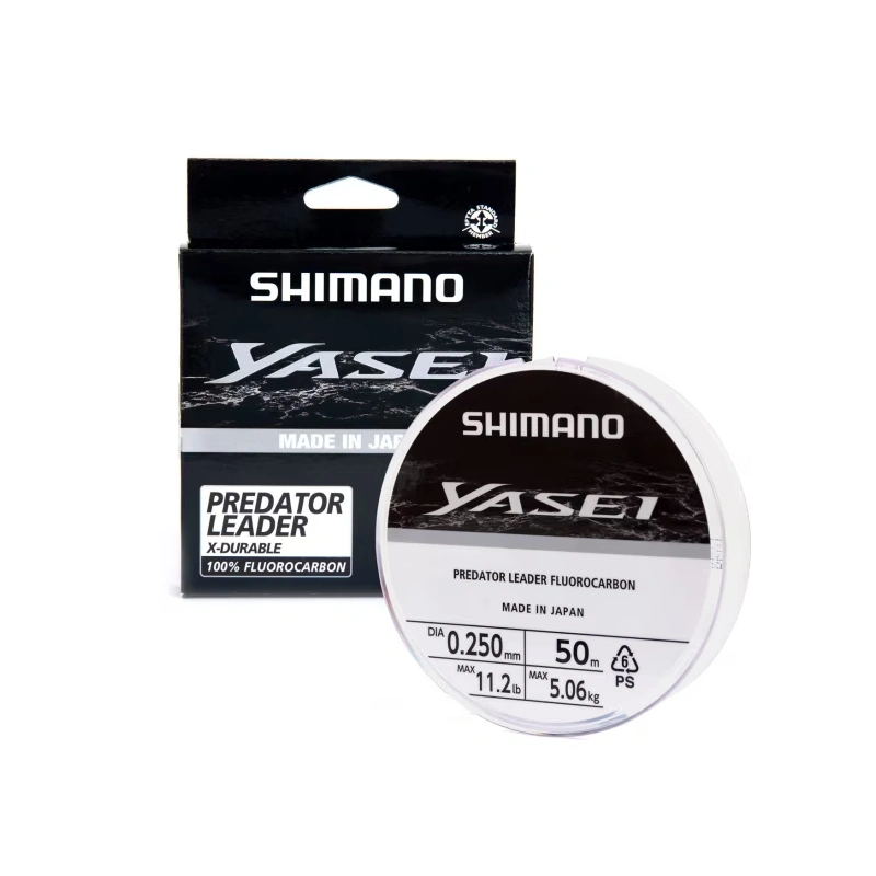 Shimano Yasei Predator 50m 0.35mm 8.08kg Grey Fluorocarbon Misina