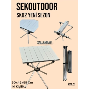 Sekoutdoor SK02+ Alüminyum Katlanır Kamp Masası